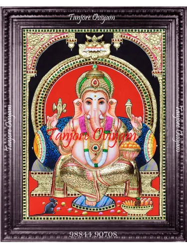 Ganesha Tanjore Painting